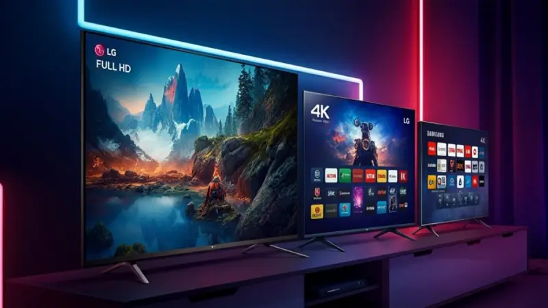 Smart TVs 4K: Samsung U8100F vs LG (43LR6700 e 43UA75)