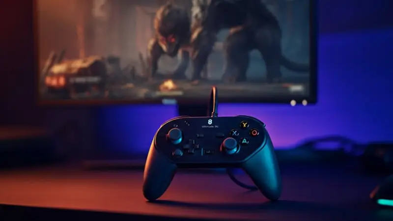 8Bitdo Ultimate C: um controle gamer que vale a pena?