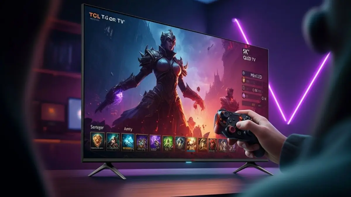 Smart TV TCL 55" QLED Mini LED: Vale a pena para games?