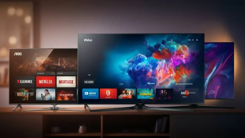 Qual Smart TV LED escolher? AOC, Philco ou Samsung