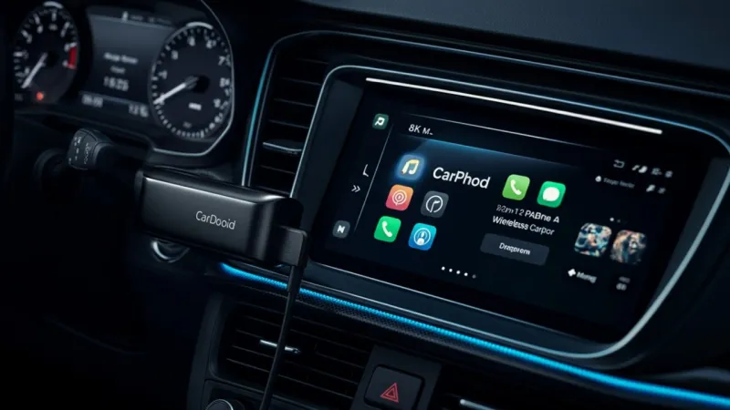 Adaptador CarPlay Android Sem Fio: Vale a Pena Abandonar os Cabos?