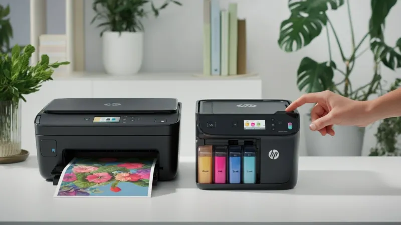 HP Deskjet 2874 vs Smart Tank 583: Qual a Melhor Impressora Tanque de Tinta?