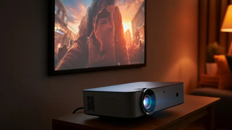 Mini Projetor Portátil 5G: Uma Boa Opção para Filmes?