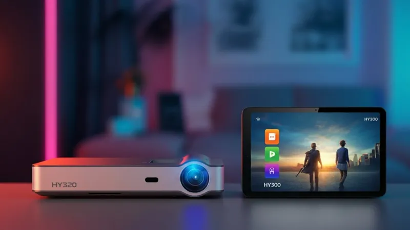 HY320 vs HY300: Qual o Melhor Mini Projetor Portátil?