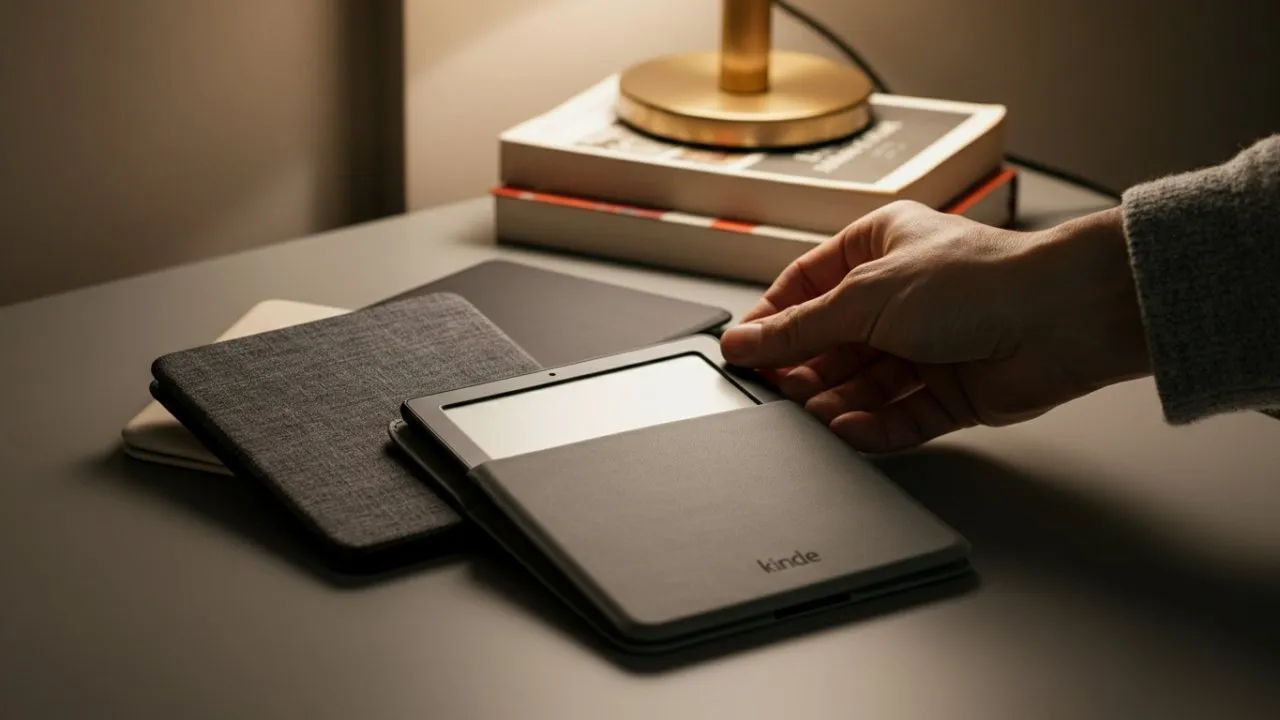 Qual a melhor capa para Kindle 11ª Geração? Rígida, tecido ou com caneta?